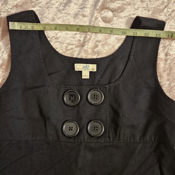 5/$25 Black Button Dress - Picture 6 of 10